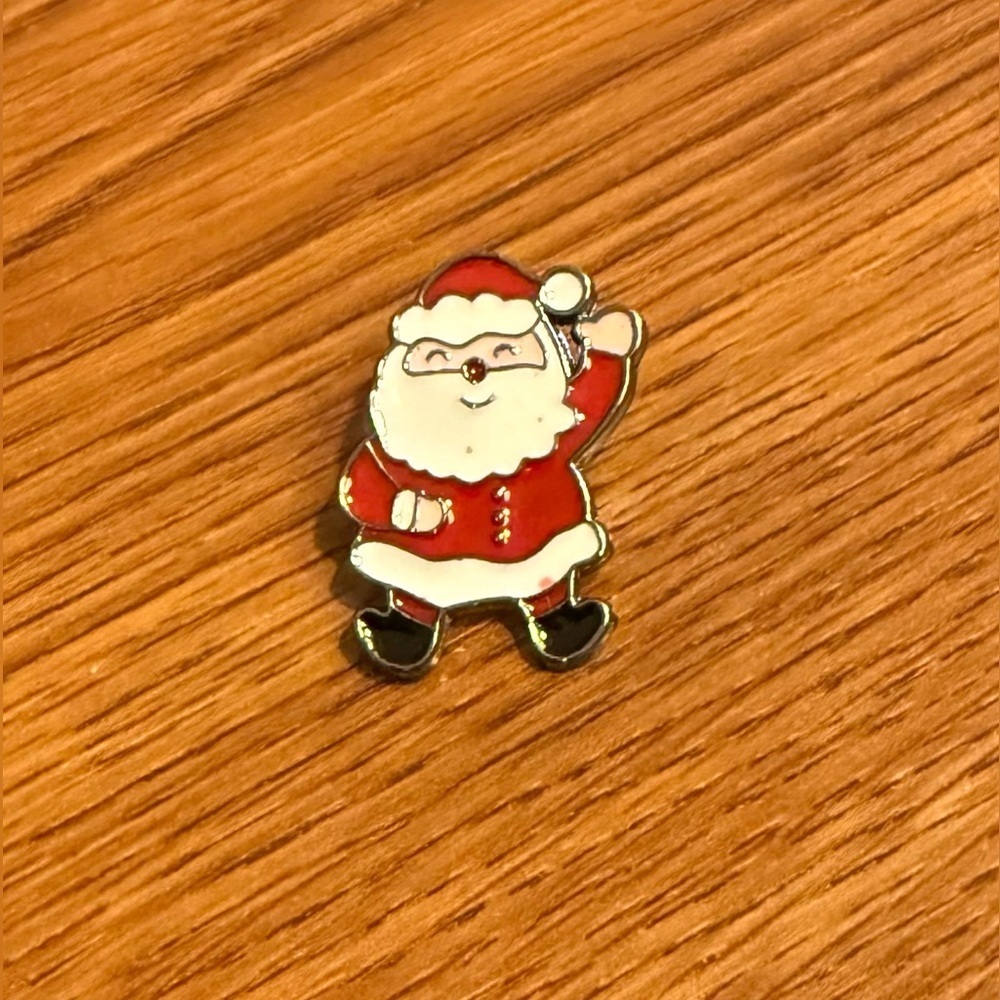 Women’s Accessories Adorable Festive Christmas Santa Claus Enamel Pin Brooch